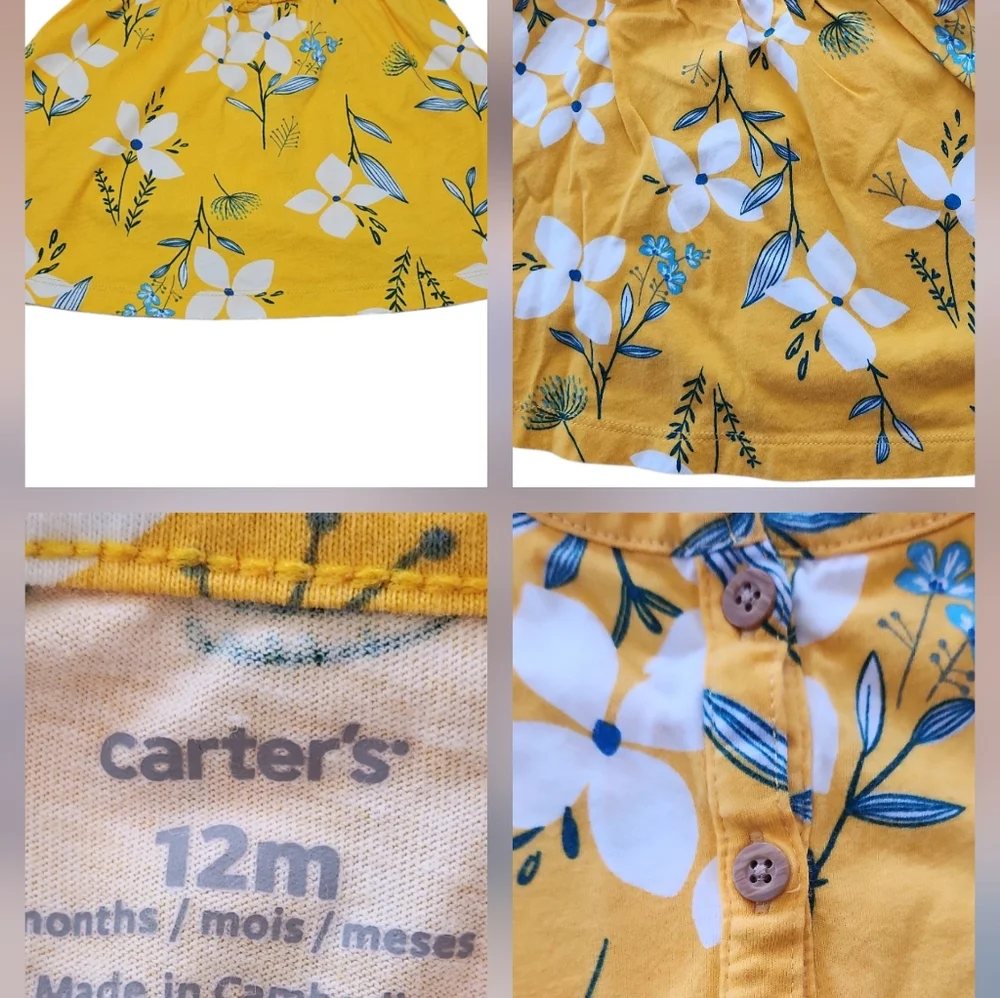 Girls Mixed Bundle Sz 12M VGUC Dress Heart Leggings Tops Ralph Lauren Burts Bees